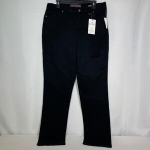 Gloria Vanderbilt Amanda Slimming Long Stretch Tapered Leg Jeans Women's 14L NWT